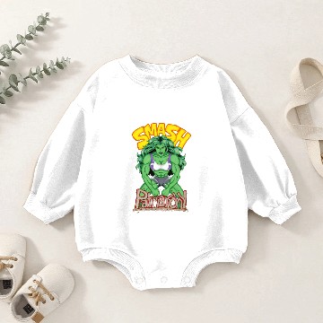 Discover She-Hulk: Smash Patriarchy Baby Romper Sweatshirts