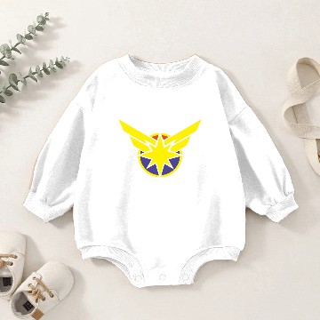 Discover Captain Marvel Colorful Baby Romper Sweatshirts