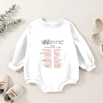 Discover Vintage Nsync 2001 Popodyssey Tour Baby Romper Sweatshirts