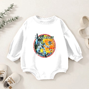 Discover Vintage 80s Anime Robotech Baby Romper Sweatshirts