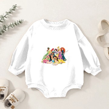 Discover Princess Squad - Disney Princess Baby Romper Sweatshirts