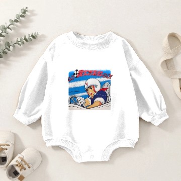 Discover Vintage 1993 Speed Racer Baby Romper Sweatshirts