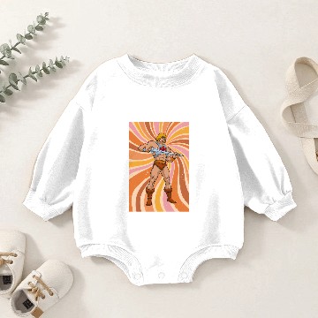 Discover He-man - He Man - Groovy - Heman Mashup - Baby Romper Sweatshirts