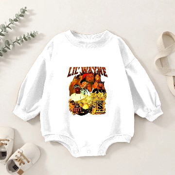 Discover Lil Wayne Vintage Rapper Baby Romper Sweatshirts