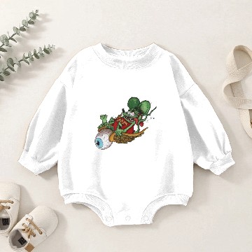 Discover Rat Fink Racerback Baby Romper Sweatshirts