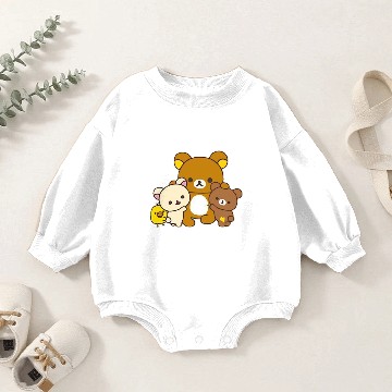 Discover Rilakkuma Baby Romper Sweatshirts