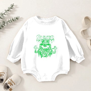 Discover Misfit Ghost - Slimer - Baby Romper Sweatshirts