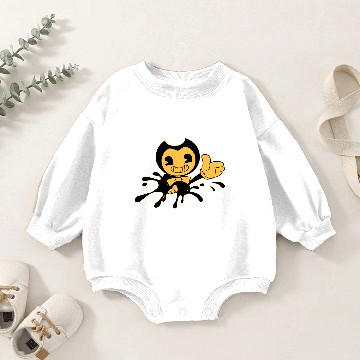 Discover Bendy And The Dark Revival  1 Baby Romper Sweatshirts