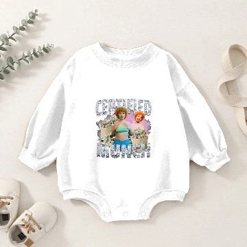 Discover Ice Spice Certified Munch Baby Romper Sweatshirts