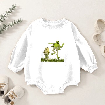 Discover Frog and toad are friends Baby Romper Sweatshirts