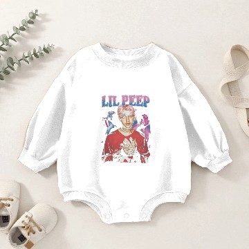 Discover Lil Peep Homage Baby Romper Sweatshirts