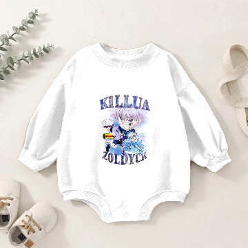 Discover Zoldyck Killua Anime Vintage Style Baby Romper Sweatshirts!