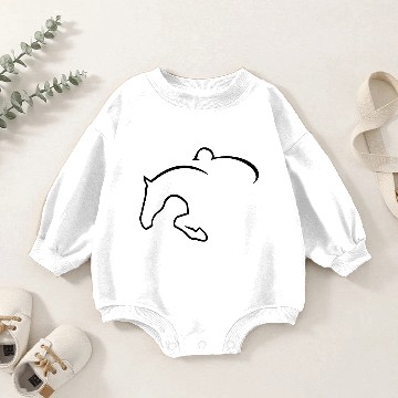 Discover hunter jumper Baby Romper Sweatshirts