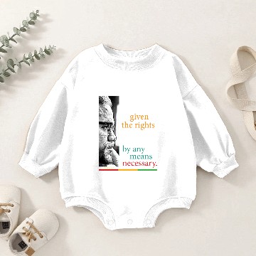 Discover Malcolm X Nation - Malcolm X - Baby Romper Sweatshirts