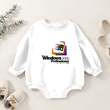 Discover Windows 2000 Startup | Essential Baby Romper Sweatshirts