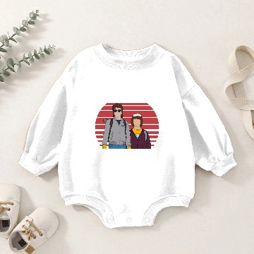 Discover Stranger Things Baby Romper Sweatshirts, Steve Harrington Baby Romper Sweatshirts