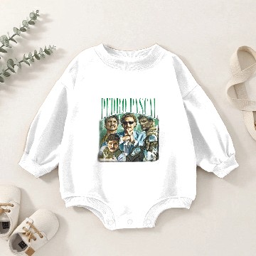 Discover Pedro Pascal Vintage Baby Romper Sweatshirts