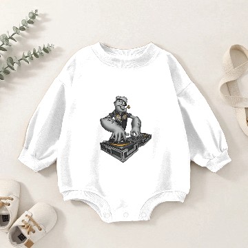 Discover DJ Popeye Baby Romper Sweatshirts
