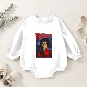 Discover Michael Jackson Unisex Baby Romper Sweatshirts: Thriller Pose