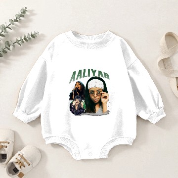 Discover Aaliyah Style Vintage Baby Romper Sweatshirts