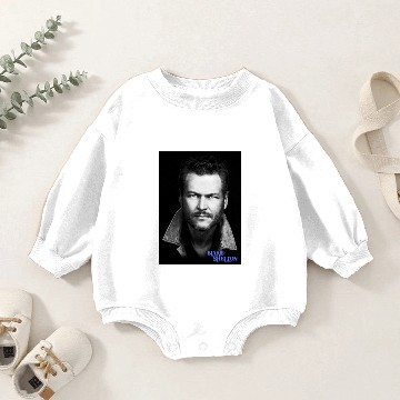 Discover Blake Shelton Portrait Baby Romper Sweatshirts