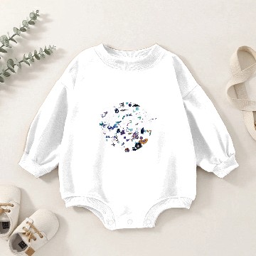 Discover LE.D ZE.PP.ELIN Unisex Baby Romper Sweatshirts: III Circle
