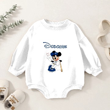 Discover Baseball Mickey Dodger Baby Romper Sweatshirts