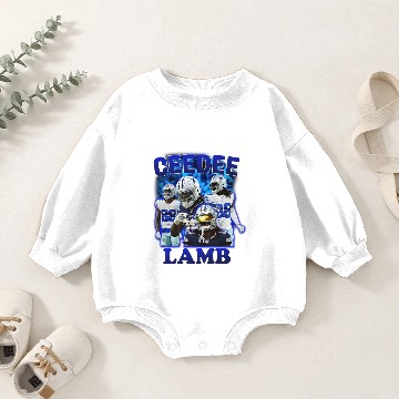 Discover Ceedee Lamb Graphic Baby Romper Sweatshirts