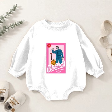 Discover Michael Myers Horror Barbie Baby Romper Sweatshirts