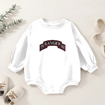 Discover 75th Ranger Regiment Scroll Baby Romper Sweatshirts