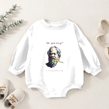 Discover Mediocrates - Philosophy - Baby Romper Sweatshirts