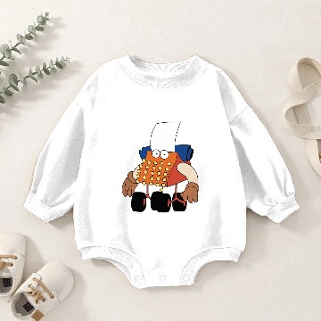Discover Sesame Street Typewriter Guy Baseball Jerseys Baby Romper Sweatshirts