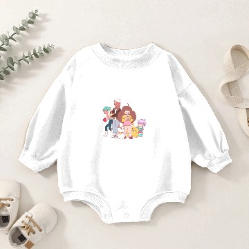 Discover Bee And Puppy Cat Baby Romper Sweatshirts