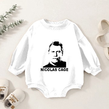 Discover Nicolas Cage, John Travolta, Face Off Baby Romper Sweatshirts Baby Romper Sweatshirts