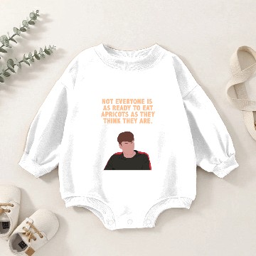 Discover James Acaster  Apricot Baby Romper Sweatshirts