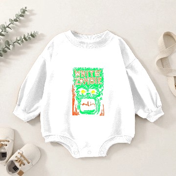 Discover white zombie Baby Romper Sweatshirts