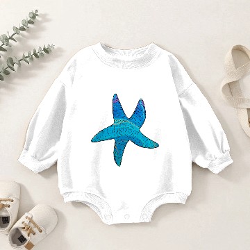 Discover Fancy Starfish 4 Baby Romper Sweatshirts