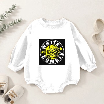Discover White zombie Baby Romper Sweatshirts