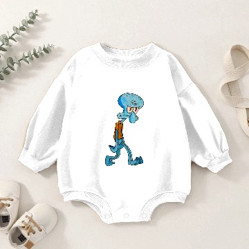 Discover Grumpy Squidward - Squidward - Baby Romper Sweatshirts