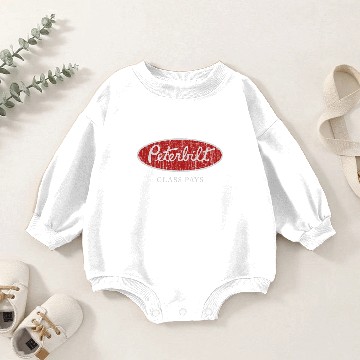 Discover Peterbilt Class Pays - Trucker Quote - Baby Romper Sweatshirts