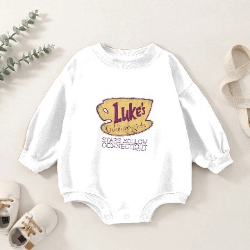 Discover Gilmore Girls Luke's Diner Baby Romper Sweatshirts
