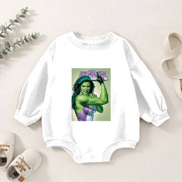 Discover She Hulk Classic Classic Baby Romper Sweatshirts