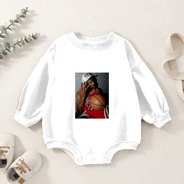 Discover Michael Jordan Three Fingers Baby Romper Sweatshirts