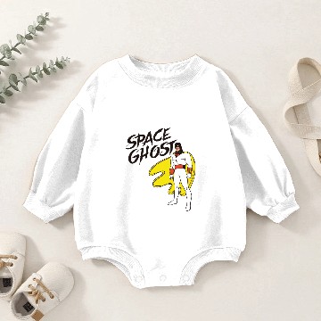 Discover Space Ghost Classic Cartoon Rare Vintage Throwback Old School Baby Romper Sweatshirts