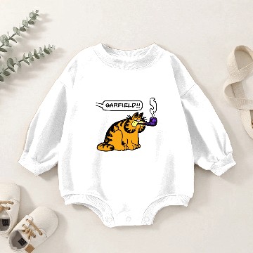 Discover Garfield Pipe Baby Romper Sweatshirts