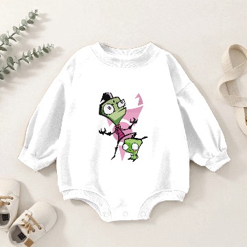 Discover Invader Zim Gir Irken Logo Baby Romper Sweatshirts