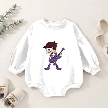 Discover luna loud guitar violet Baby Romper Sweatshirts