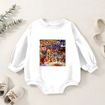 Discover Neck Deep Baby Romper Sweatshirts
