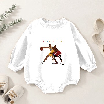 Discover Legend Kobe Bryant x Michael Jordan Baby Romper Sweatshirts