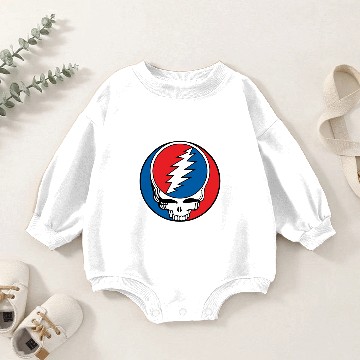 Discover Grateful  Steal Your Face Baby Romper Sweatshirts